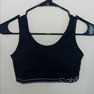 Calvin Klein Black Sports Bra